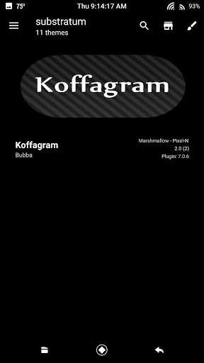 Emulate Android APK [Substratum] Koffagram